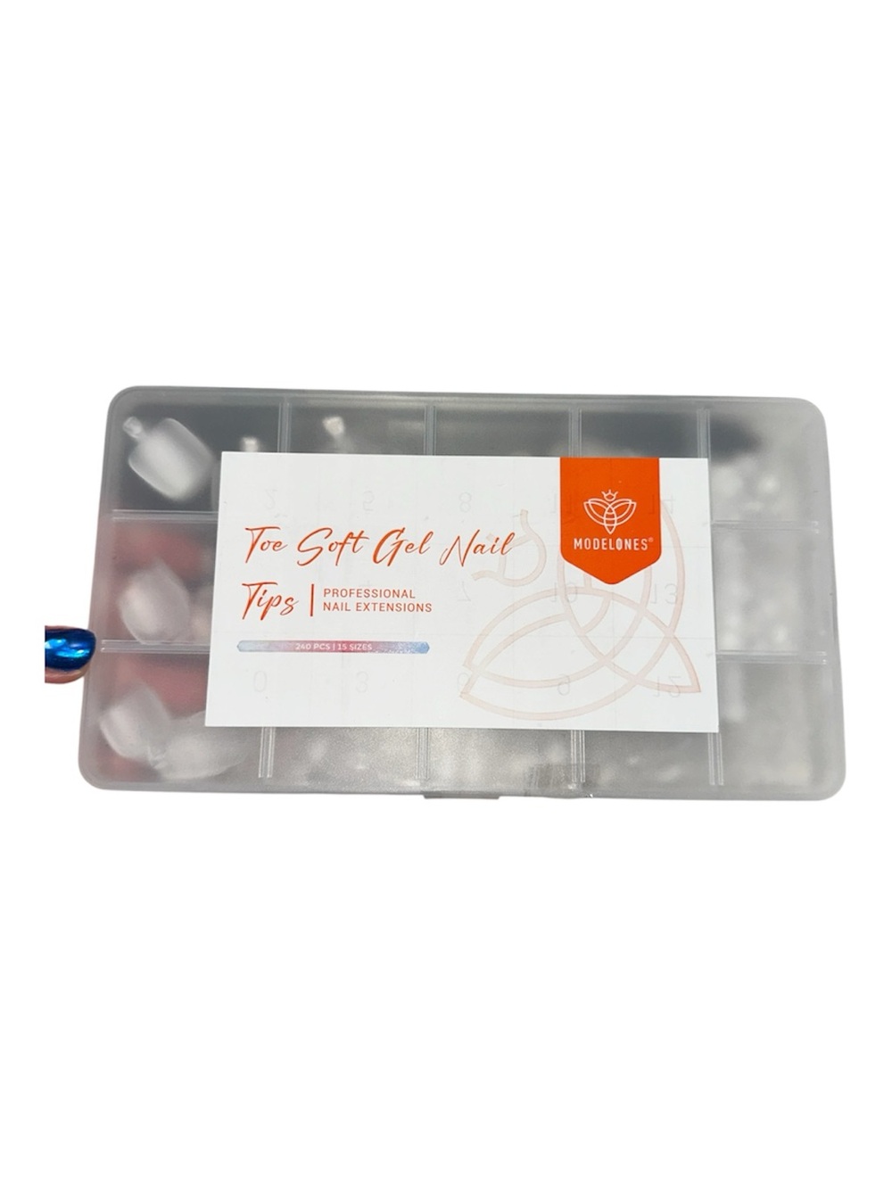 Modelones Toe Soft Gel Nail Tips - Clear